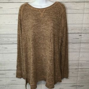 Women’s Mocha color Long-Sleeve Top size XL